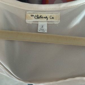 The Clothing Co sheer top and fitted skirt combo dress. Size small.